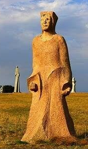 Manoir historique près de la Vallée des Saints, idéal pour un séjour authentique en Bretagne.